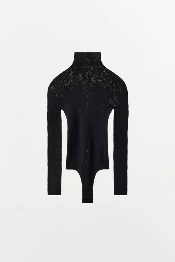SEAMLESS LACE BODYSUIT | Zara US