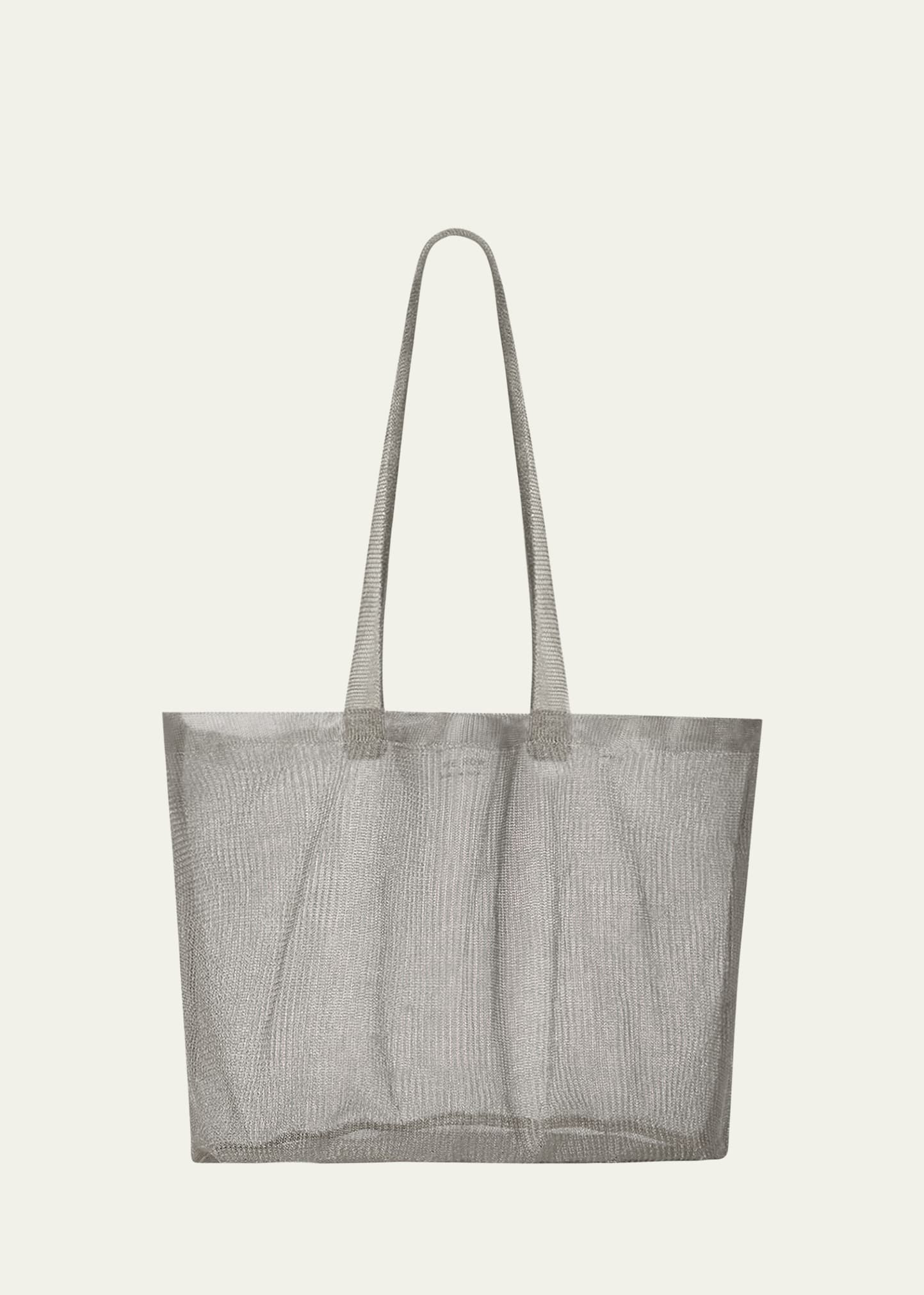 THE ROW Imogen Steel Mesh Tote Bag | Bergdorf Goodman