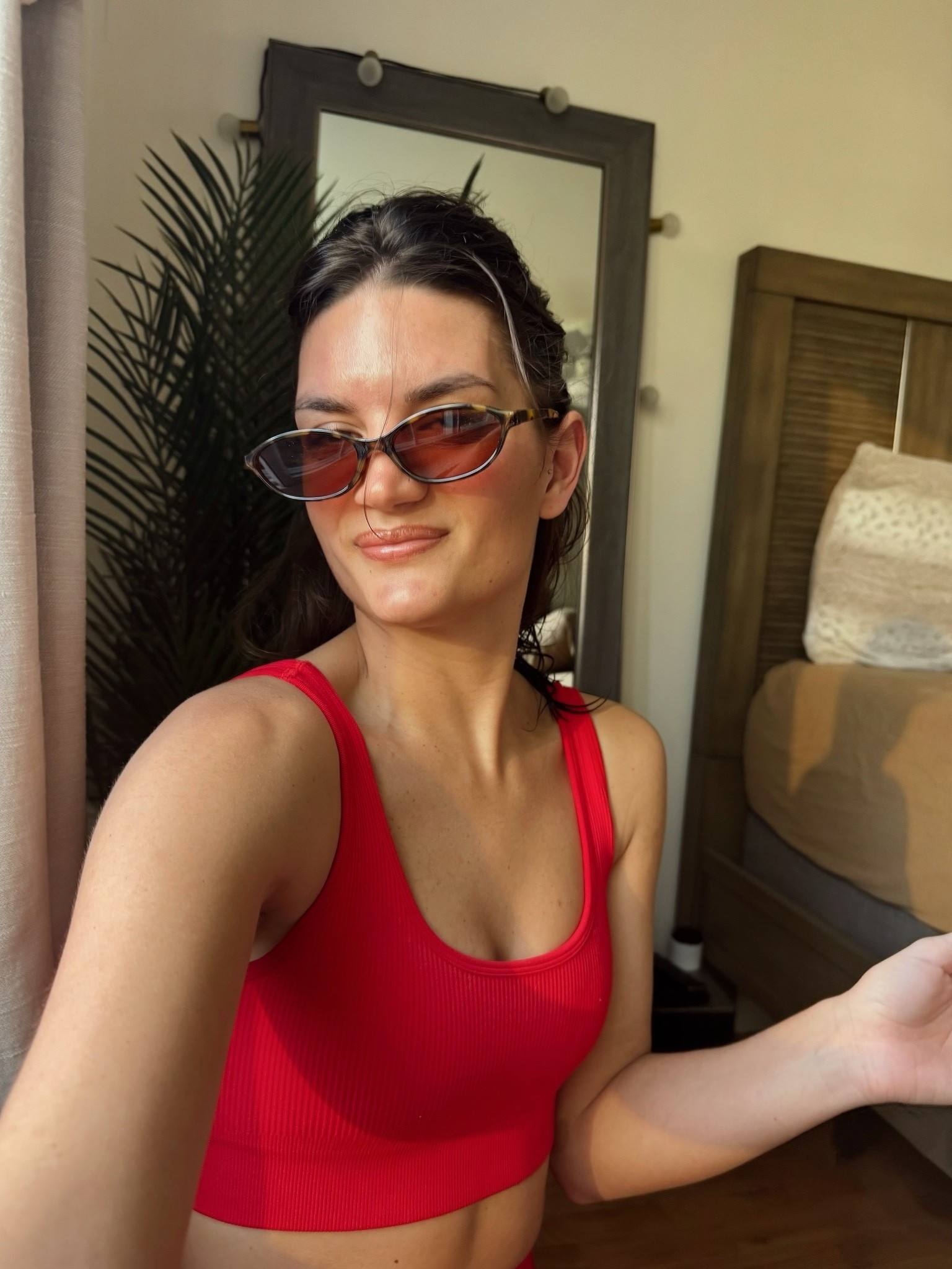 The cutest sunglassses!! Good quality & currently on sale for $13.59 ❤️ 

#LTKSaleAlert #LTKootd