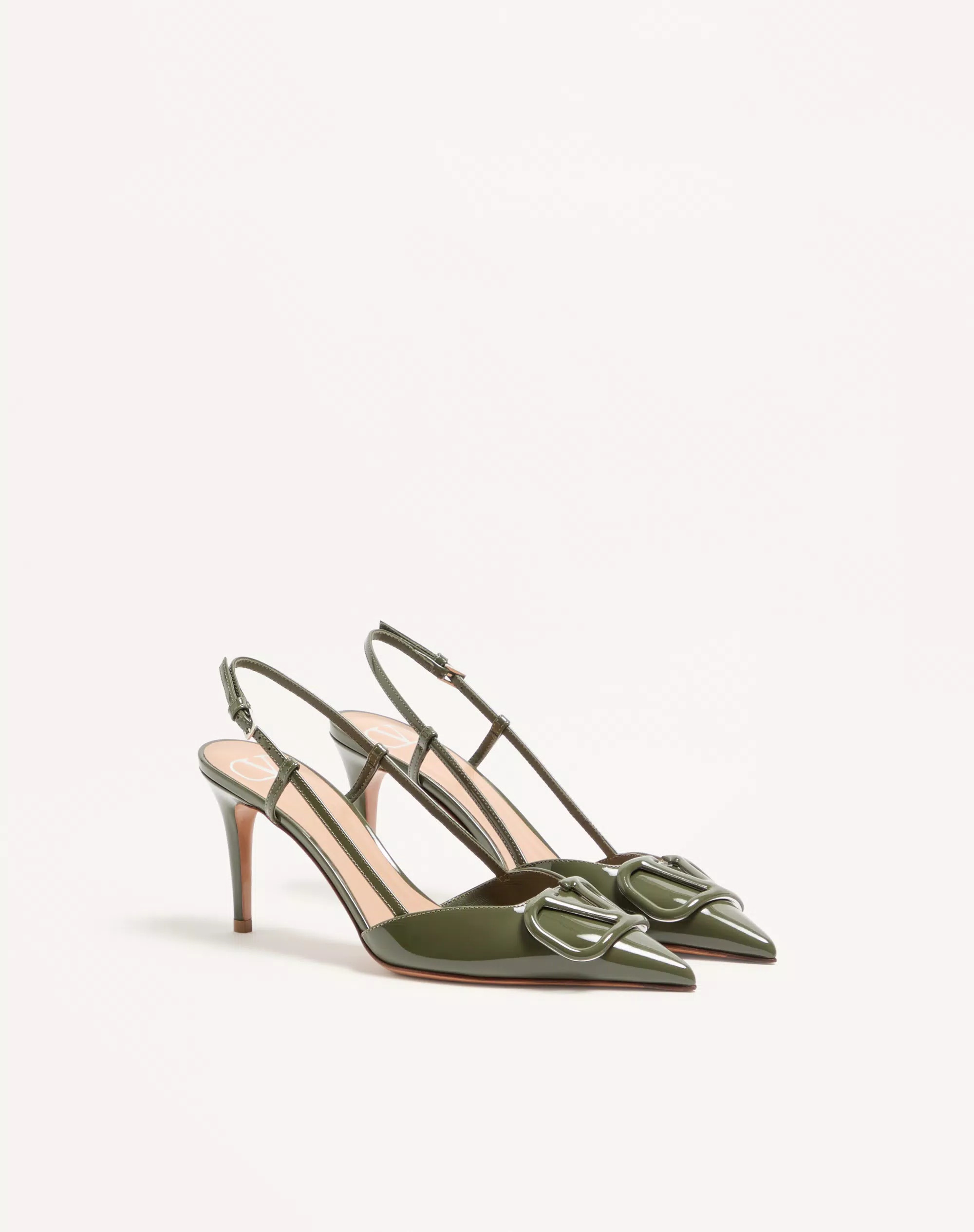 VLogo Signature Patent Leather Slingback Pump 80Mm | Valentino