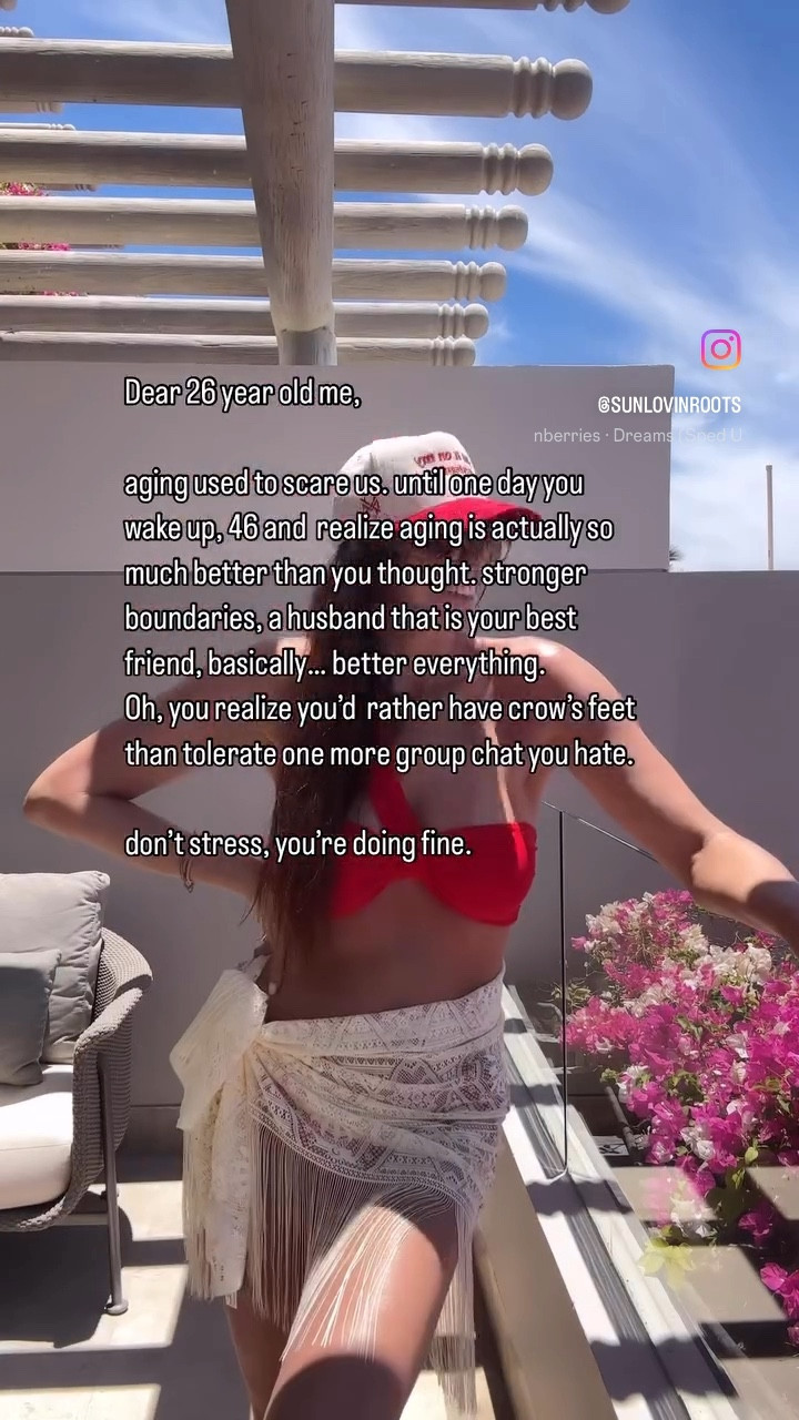 Just a little reminder  from a girl who’s been there …. And who is now 46. Don’t stress…. You’re doing fine and a cute beach fit always helps 😉 

#LTKOver40 #LTKstorytime #LTKTravel