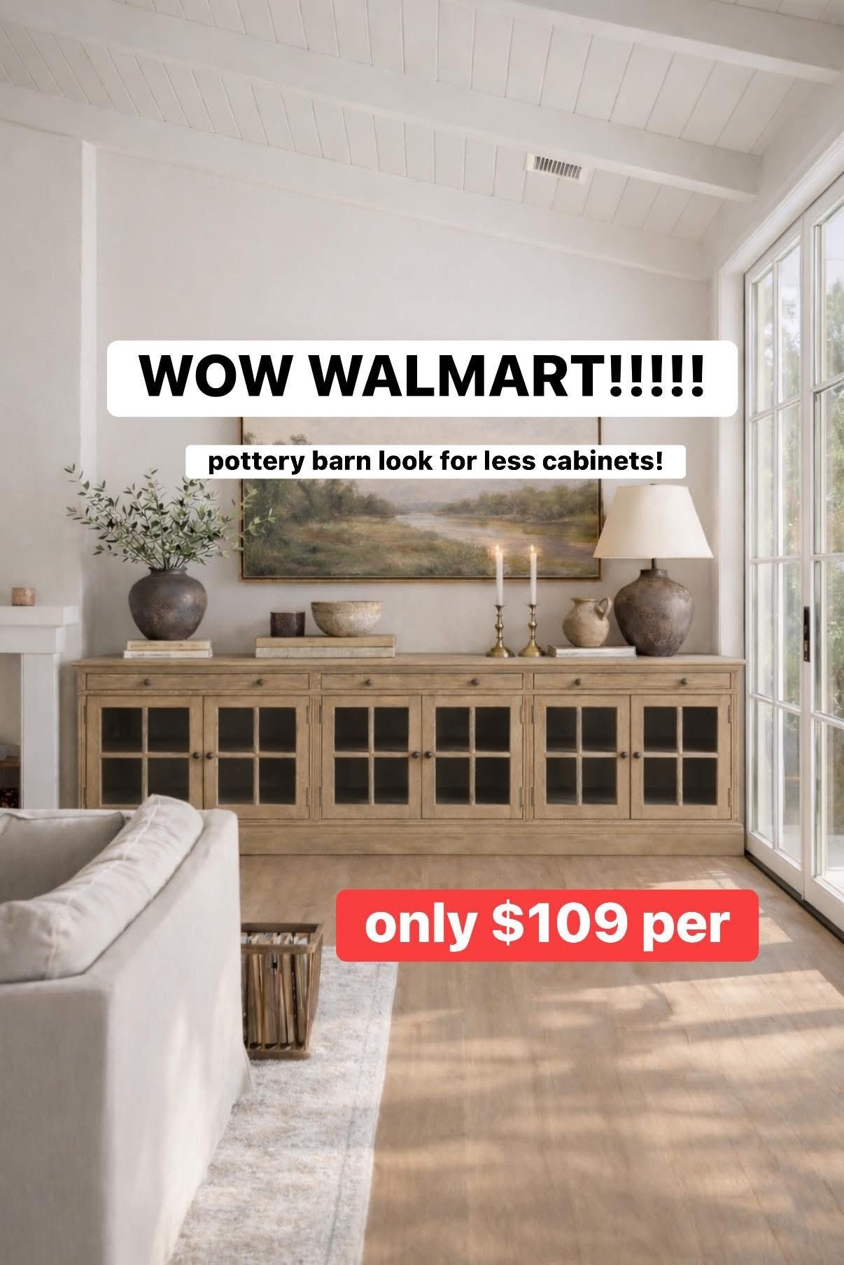 🔗⬇️ wow the prettiest look 4 less cabinets are here!!!! you can use just one or put multiple together like shown. The price is now 155$
walmart finds, walmart home, affordable home, amber interiors, studio mcgee, home roundup

#LTKHome #LTKSeasonal #LTKSaleAlert
