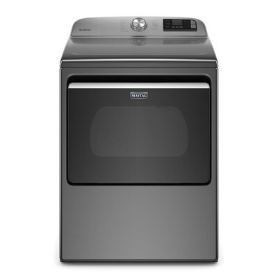 Maytag 7.4-cu ft Smart Capable Vented Electric Dryer with Extra Power Button - Metallic Slate Low... | Lowe's