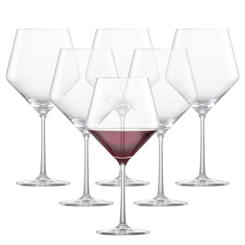 ZWIESEL GLAS Pure Burgundy Red Wine Glass (Set of 6), Graceful Burgundy Glasses for Red Wine, Dishwasher-Safe Tritan Crystal Glasses, Made in Germany (23 Ounce) | Amazon (US)