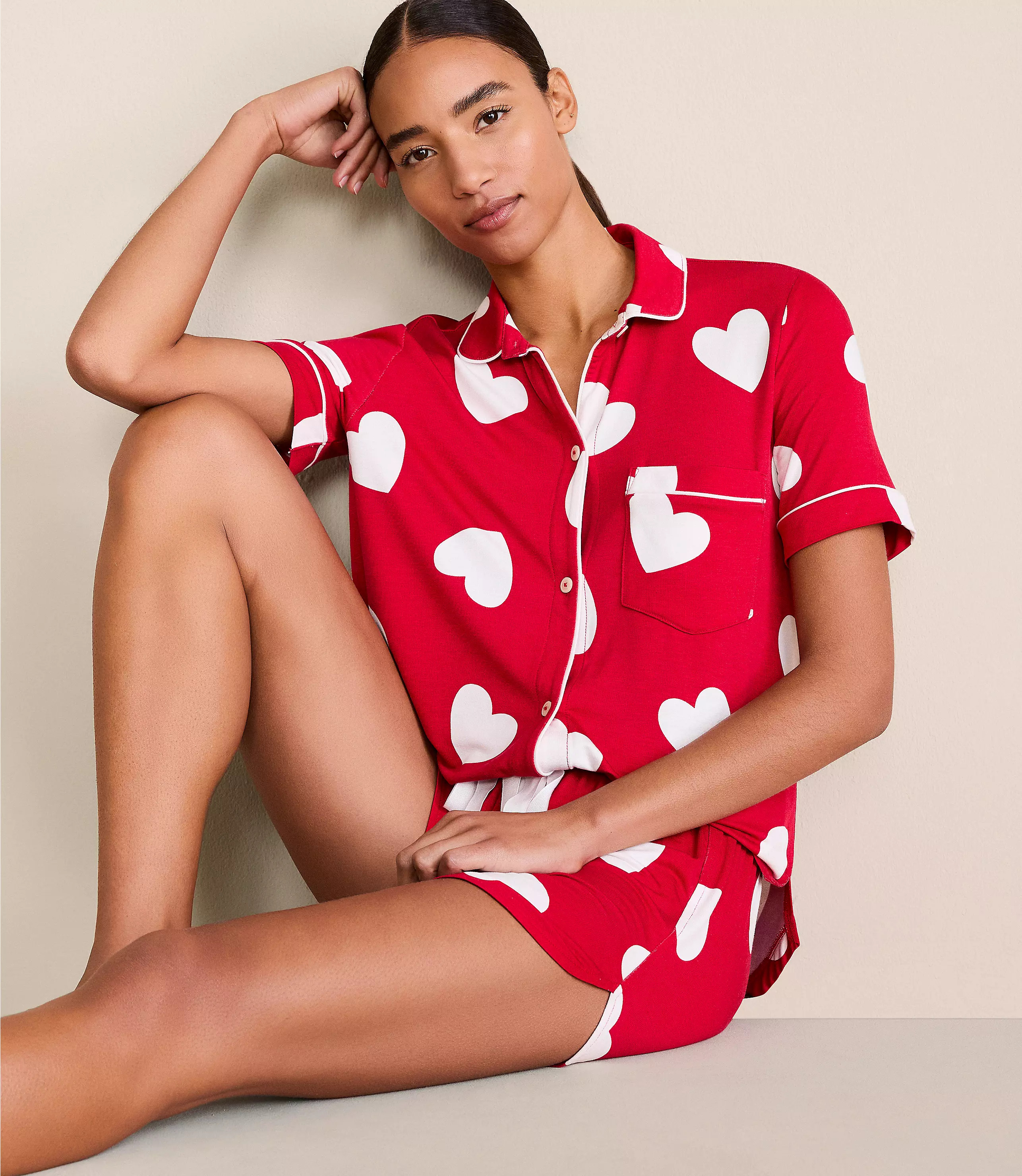 Heart Pajama Set | LOFT