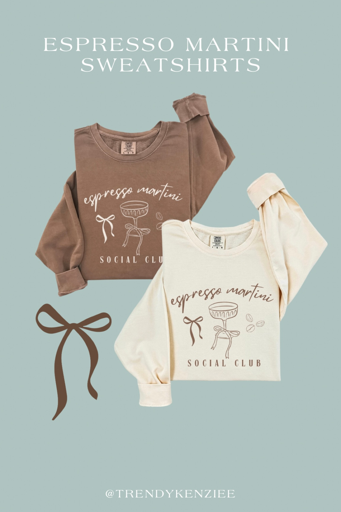 Espresso martini sweatshirts - these are so cute and comfy especially for the cold weather! If you’re having an espresso themed party or bachelorette party how adorable would these be?! 🍸☕️🤎 #espresso #espressomartini #espressobachelorette #bachelorette #espressococktail 


#LTKHoliday #LTKParties #LTKGiftGuide