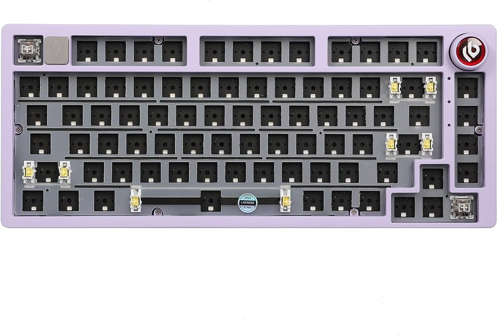 EPOMAKER x LEOBOG Hi75 Aluminum Alloy Wired Gaming Keyboard Barebones Kit, 75% Gasket-Mounted RGB... | Amazon (US)