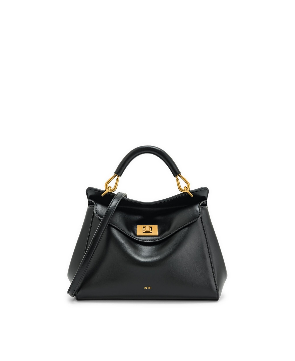 Jw Pei Lucia Classic Top Small Satchel Bag - Black | Macy's