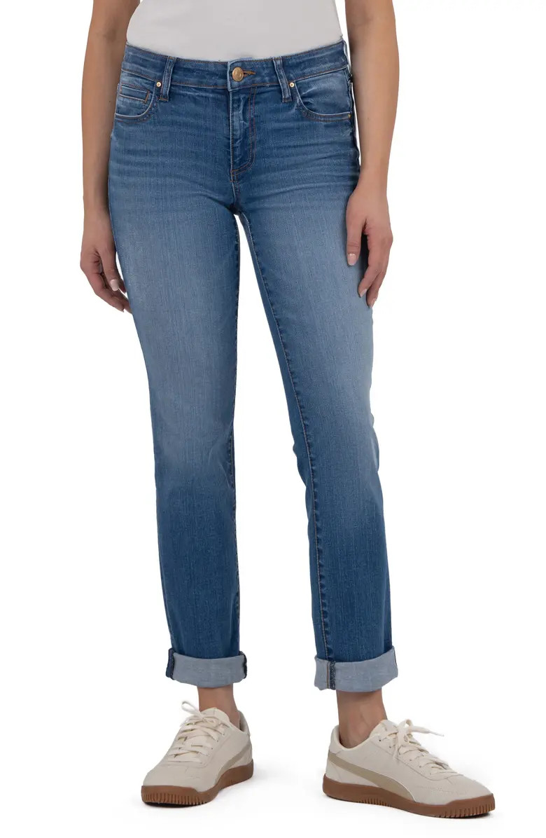 KUT from the Kloth Catherine Cuffed Hem Boyfriend Jeans | Nordstrom | Nordstrom