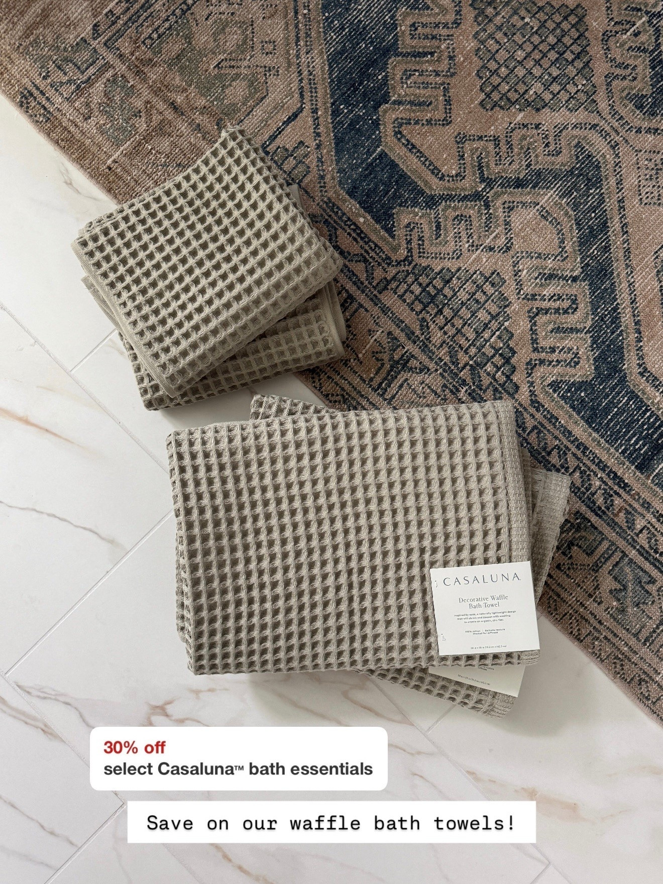 30% off Casaluna bedding and bath at Target! Last day to save. These are the best waffle towels (we’ve had them for a year). We have the green and natural color!

#LTKHome #LTKSaleAlert
