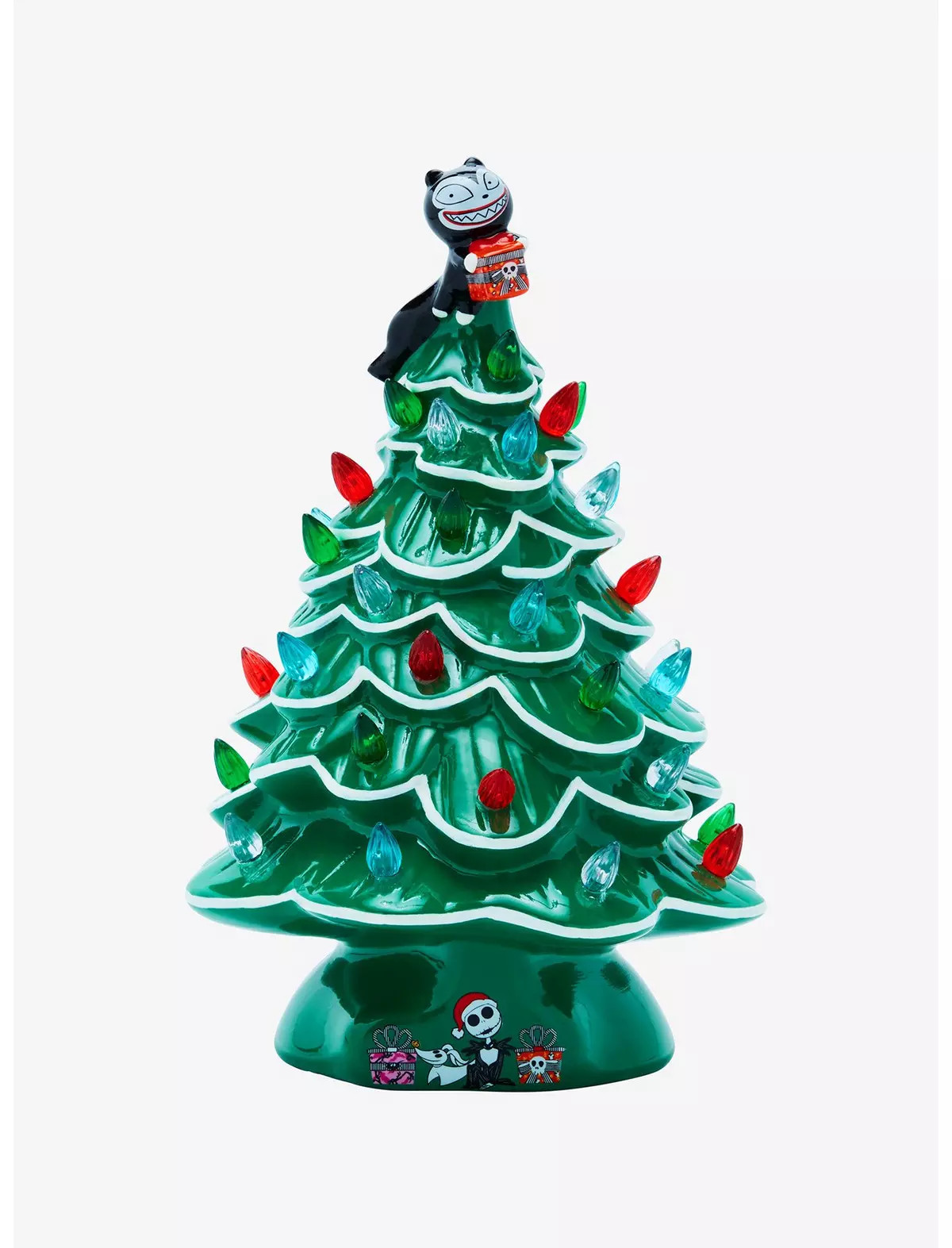 Disney The Nightmare Before Christmas Scary Teddy Christmas Tree LED Tealight Holder - BoxLunch E... | BoxLunch