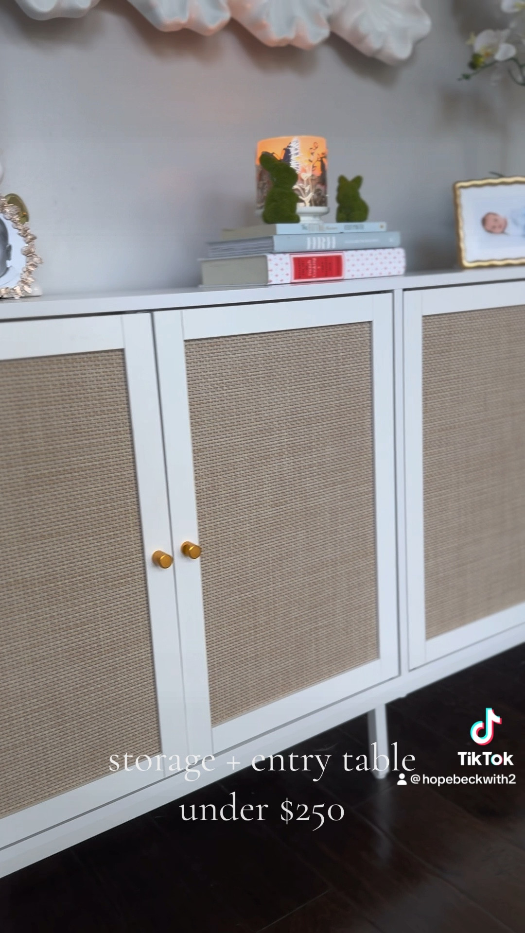 Wayfair FTW! Obsessed with this entry table for under $250😍 I snagged this exact one on winter clearance! 
pro tip: always use a discount code on Wayfair. You’ll save yourself so much $ & there’s always one available👏 

#LTKhome #LTKVideo #LTKstyletip