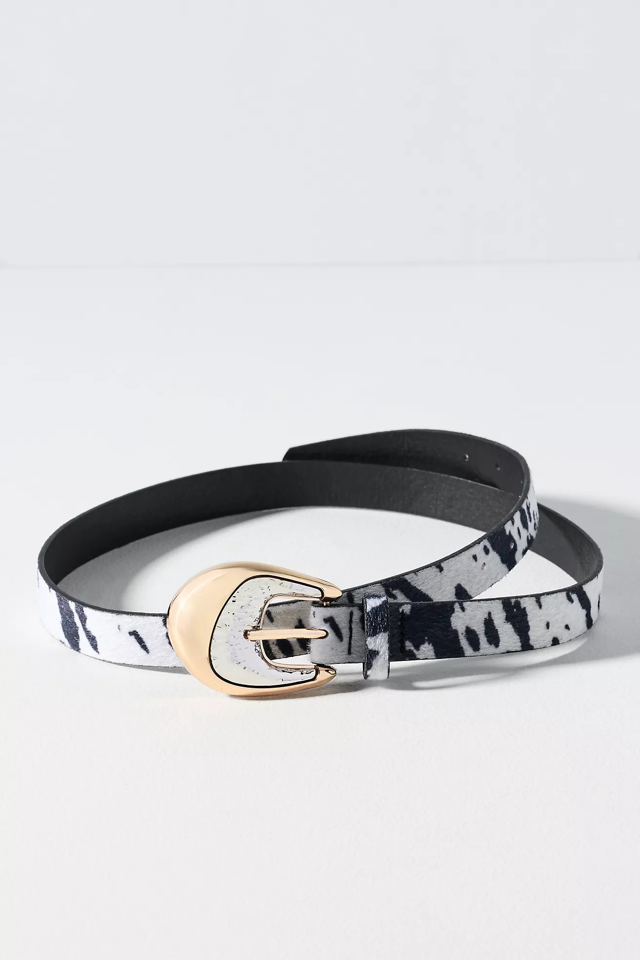 8 Other Reasons Skinny Animal Print Belt | Anthropologie (US)