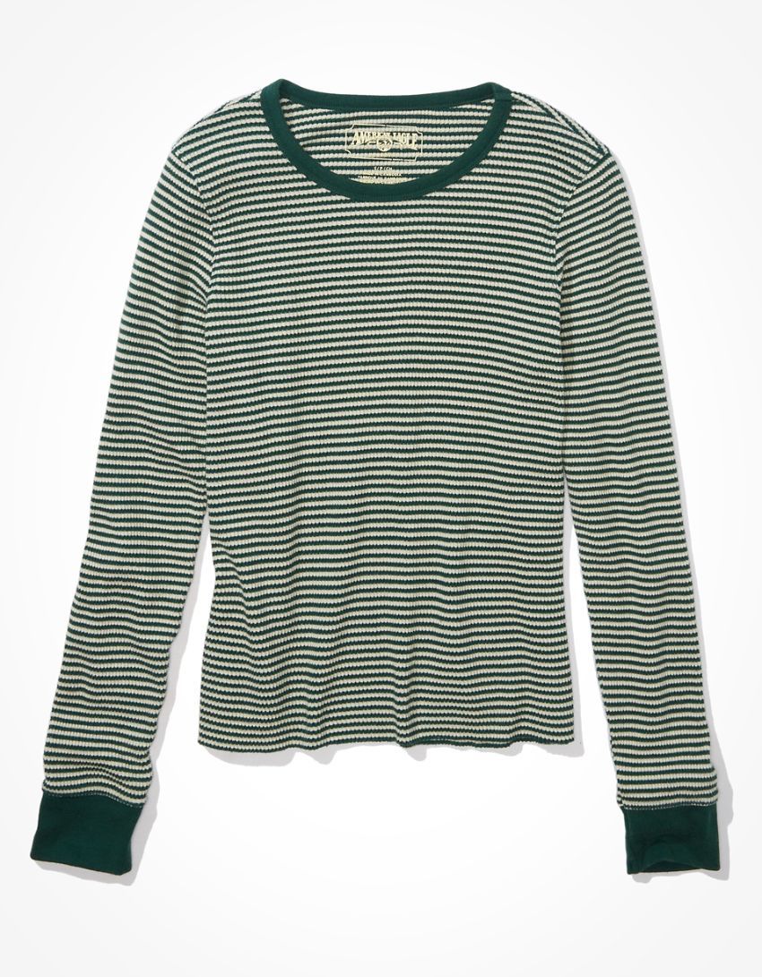 AE Waffle Layering Tee | American Eagle Outfitters (US & CA)