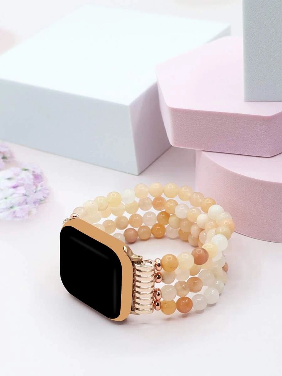 Beaded Smartwatch Band Compatible With Apple Watch | SHEIN