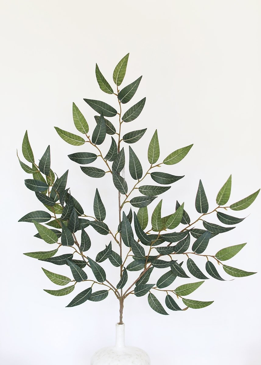 Artificial Smilax Leaves in Frosted Green - 26" Tall | Afloral (US)