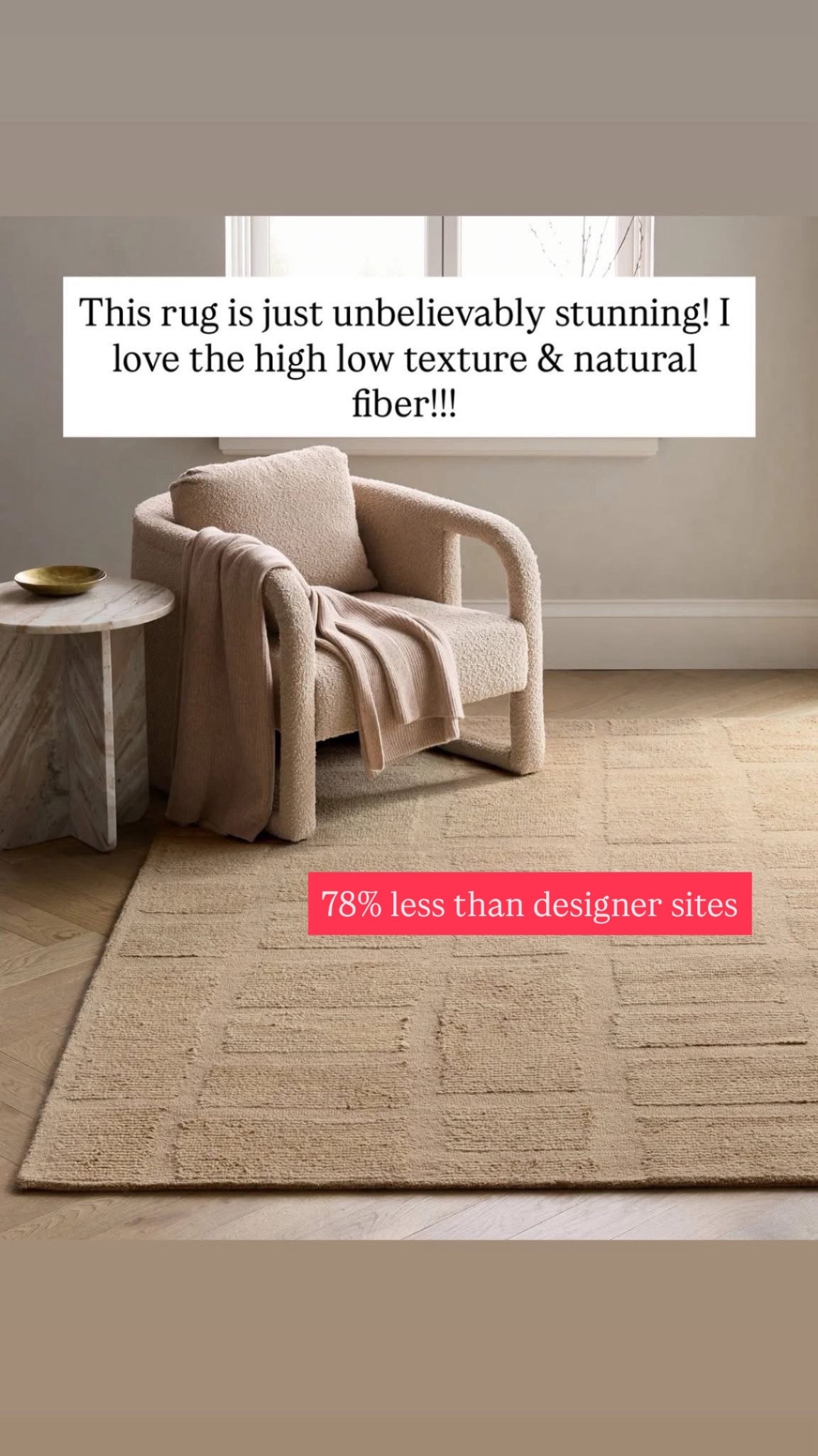 The most beautiful @onequince rug! 78% less than designer sites! Looove the texture #quincepartner 


#LTKHome #LTKSaleAlert