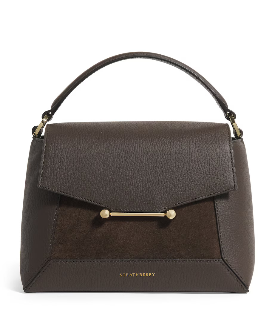 Leather Mosaic Top-Handle Bag | Harrods