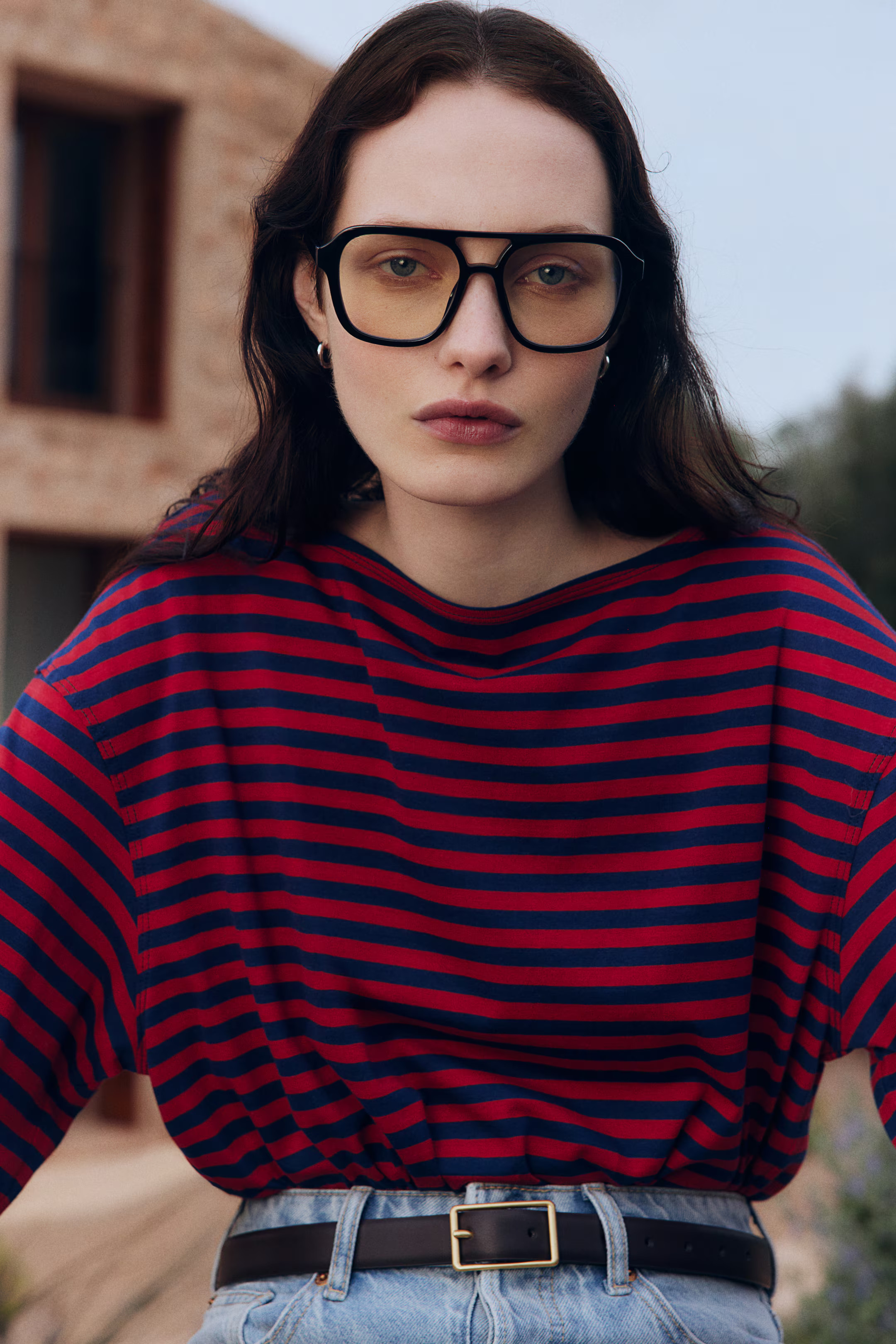 Leather belt - Dark brown - Ladies | H&M GB | H&M (UK, MY, IN, SG, PH, TW, HK)