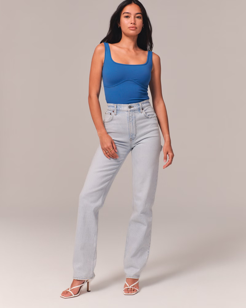Ultra High Rise 90s Straight Carpenter Jean | Abercrombie & Fitch (US)