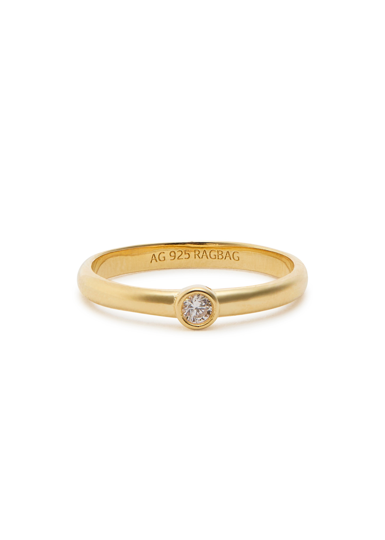 Odile Mini 18kt gold-plated ring | Harvey Nichols