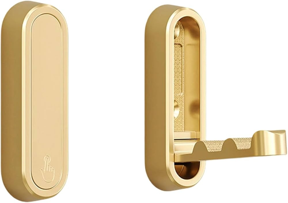 Foldable Coat Hooks, Invisible Folding Retractable Wall Hooks, Single Retractable Hook, Foldable ... | Amazon (US)
