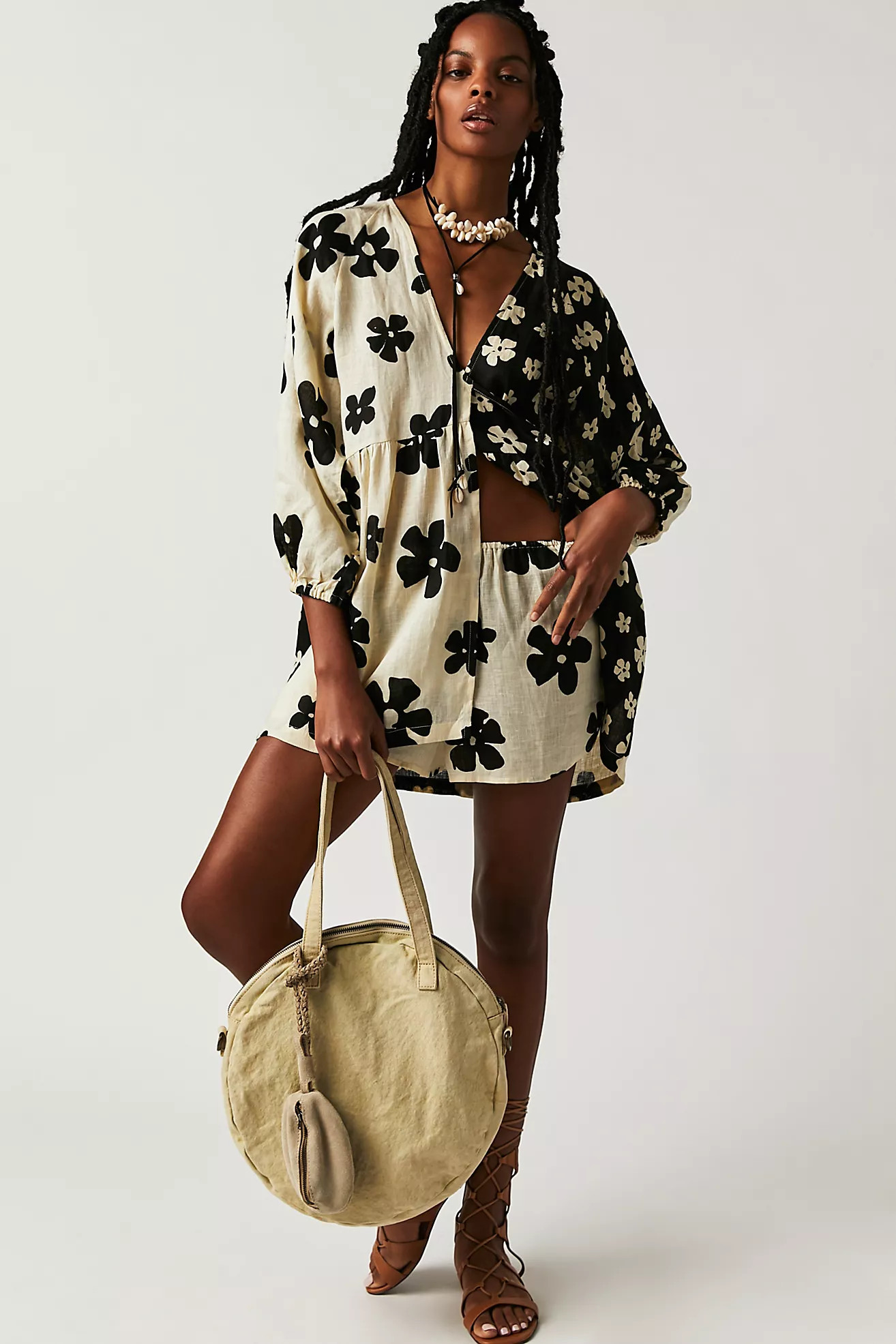 Zulu & Zephyr Linen Top + Short Set | Free People (Global - UK&FR Excluded)