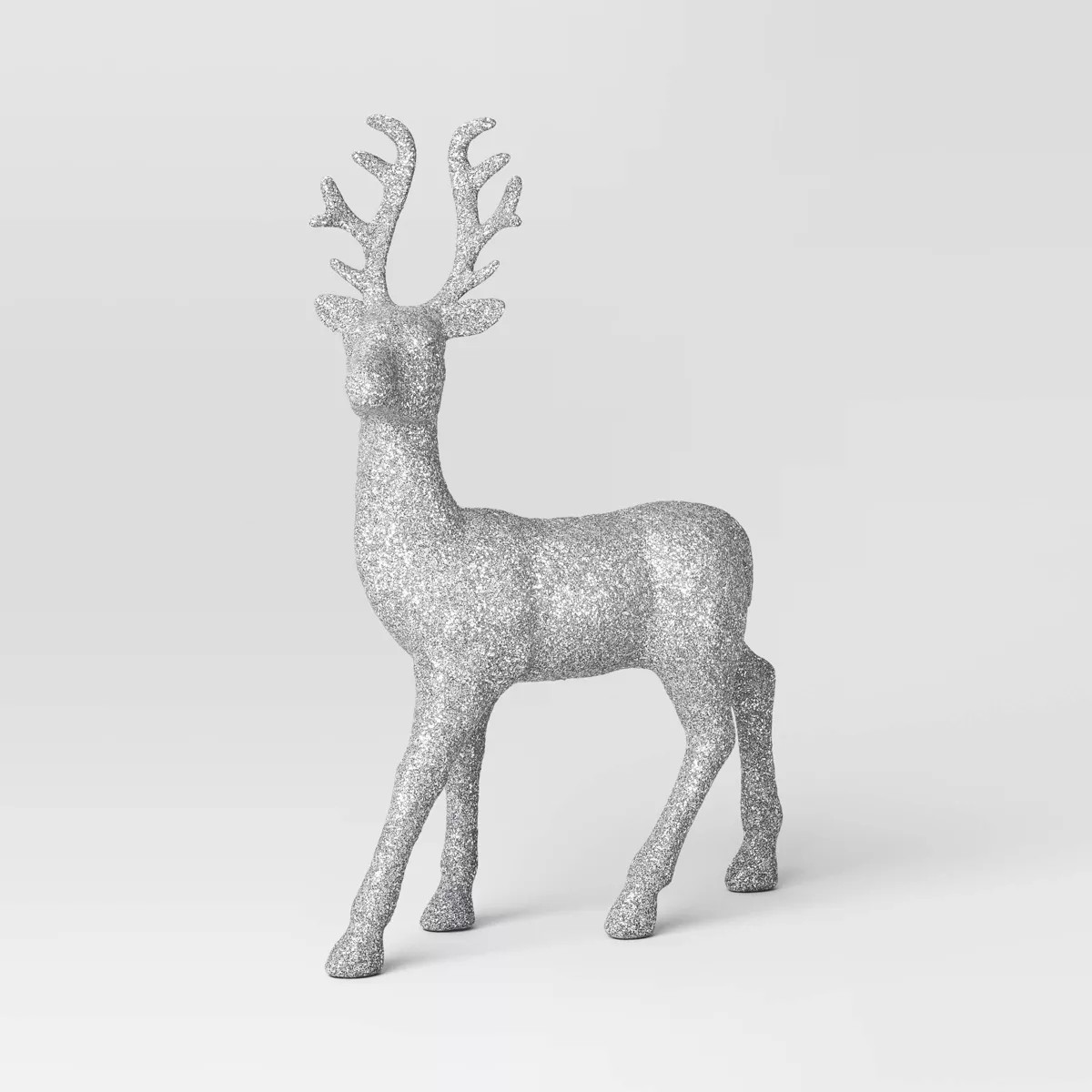 Glittered Deer Christmas Animal Sculpture - Wondershop™ | Target