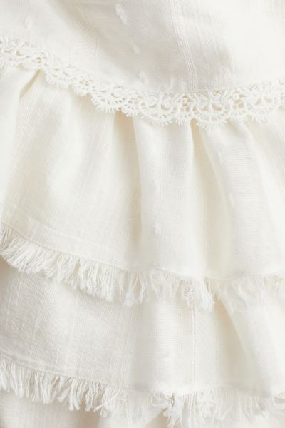 Tiered mini skirt | H&M (UK, MY, IN, SG, PH, TW, HK)