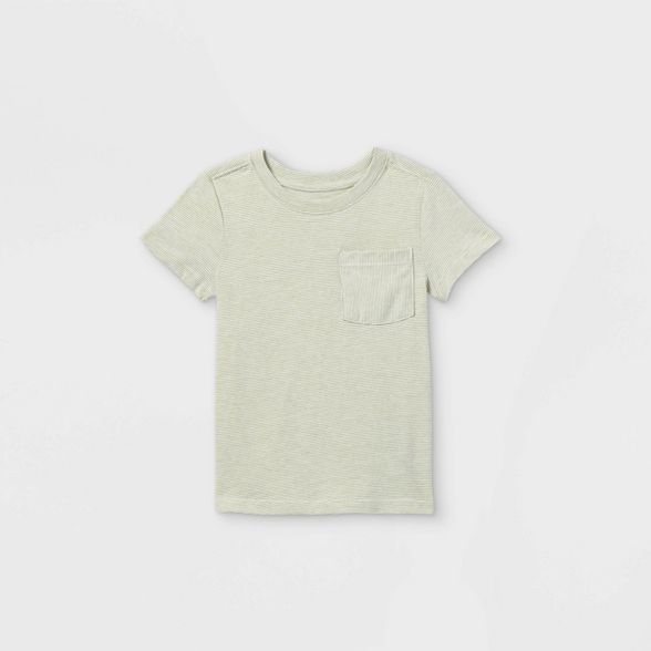 Toddler Boys' Striped Pocket Short Sleeve T-Shirt - Cat & Jack™ | Target