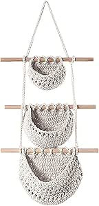 WEPPC Macrame Wall Hanging Boho Wall Decor, Macrame Wall Decor, Boho Tapestry Wall Hanging Boho D... | Amazon (US)