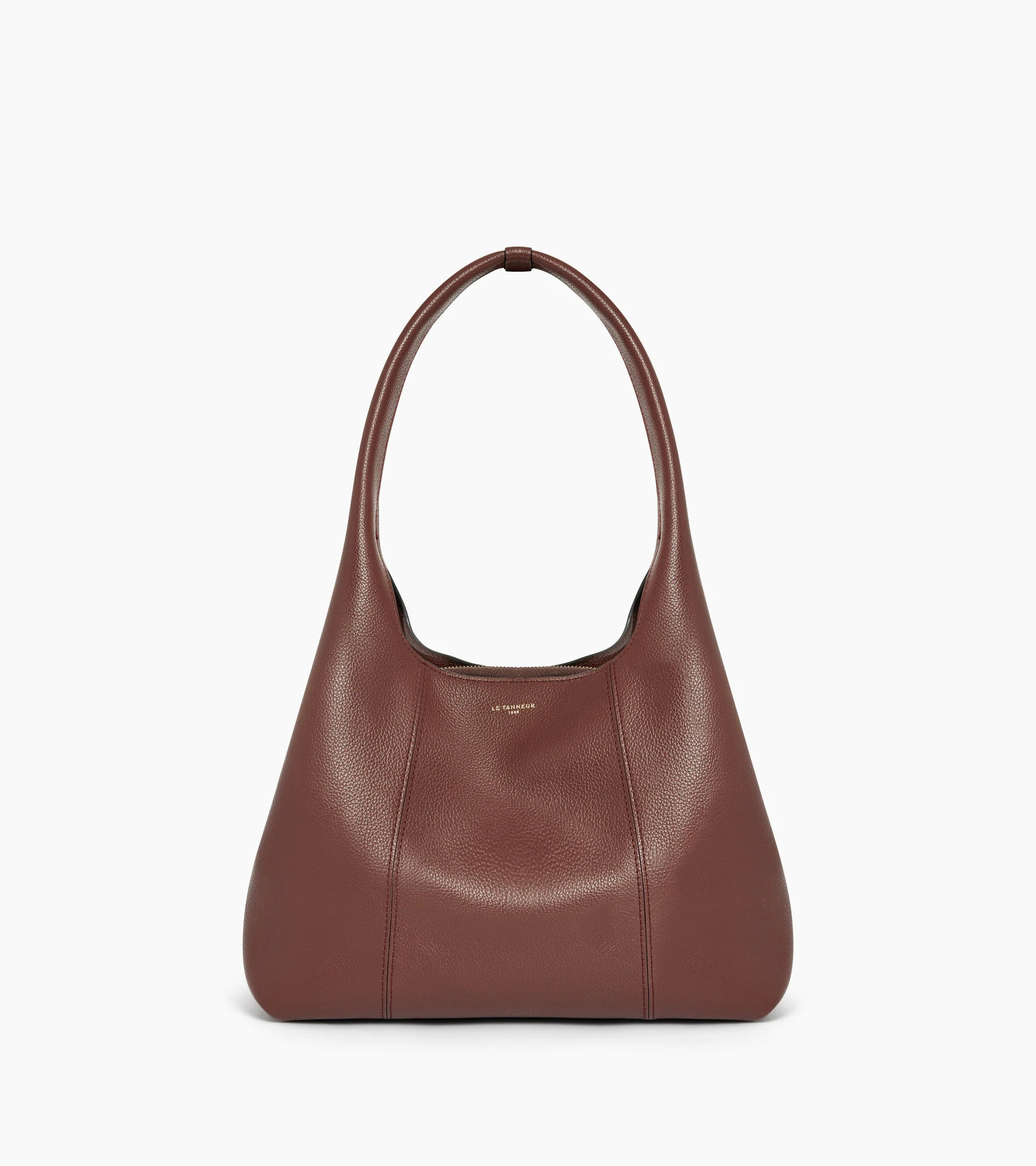 Juliette medium-sized shoulder bag in grained leather | Le Tanneur