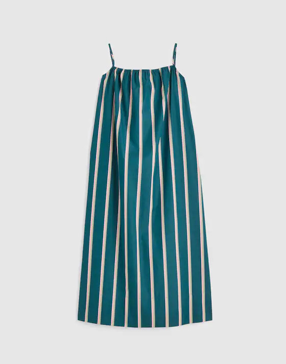 Madewell x Shopbop Gathered A-Line Midi Dress | Madewell