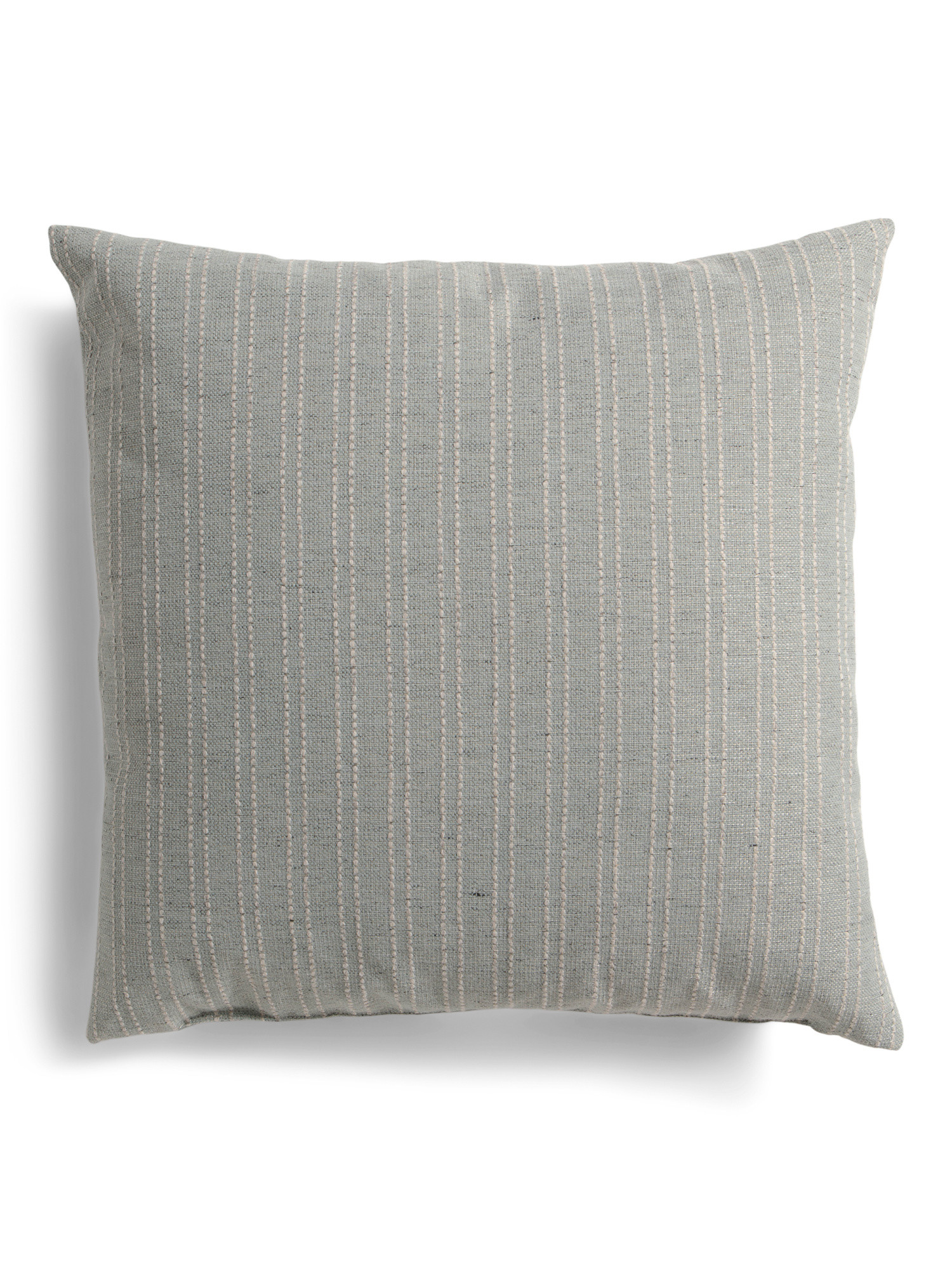 Made In Usa 22x22 Coastal Stripe Oversized Feather Filled Pillow | TJ Maxx
