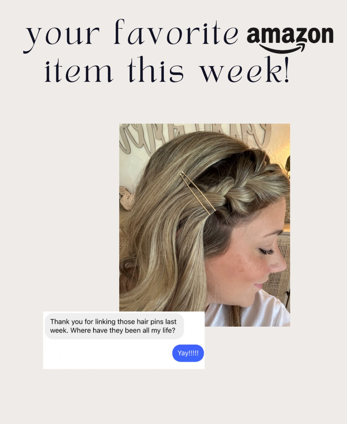 The best double Bobby pin! Keeps your hair in place all day! 

#LTKbeauty #LTKFind #LTKsalealert