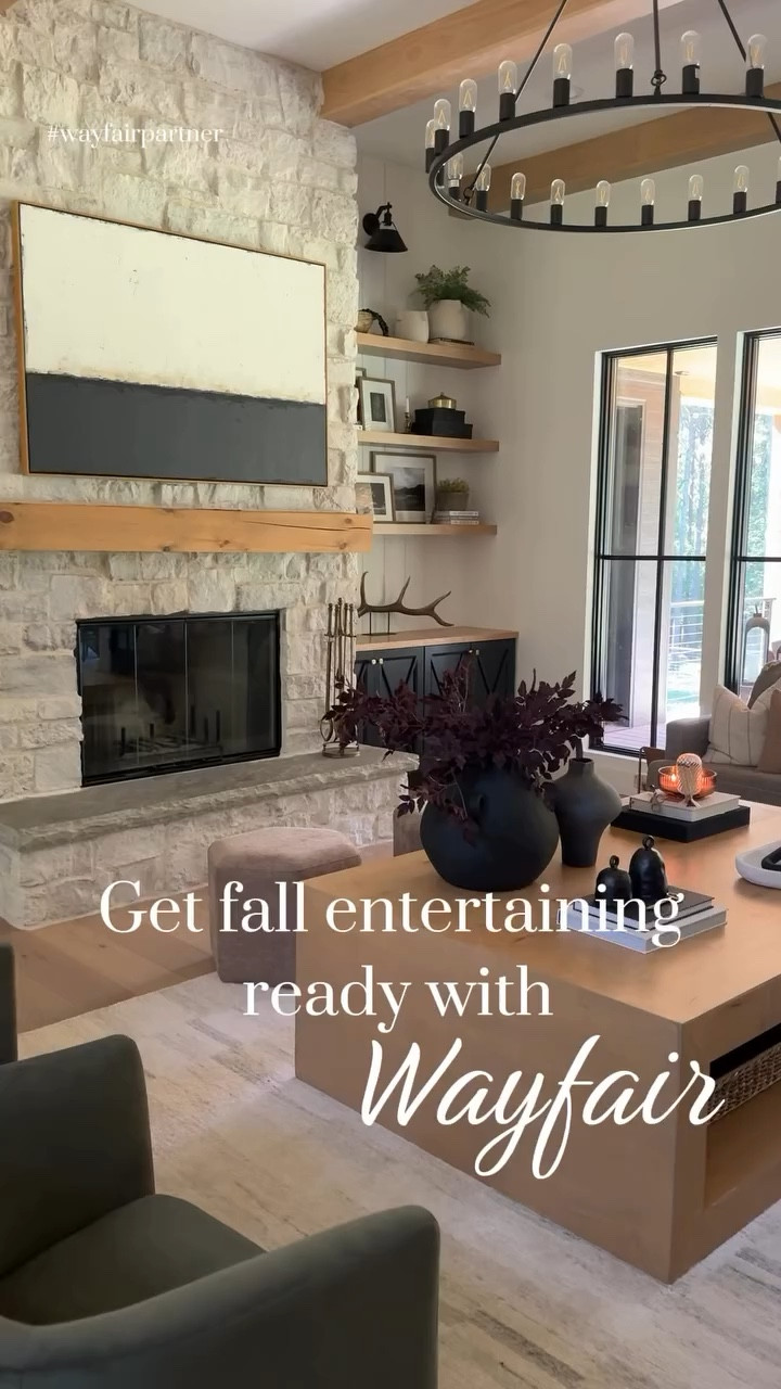 Nothing like a season change to inspire a home refresh.  Wayfair has everything you need to get ready for fall entertaining, including items like furniture, area rugs, decorative items, and cookware. 

Comment WAYFAIR for links to my favorite Wayfair finds including products seen in this video.  You can also find the links in my bio to take you to my LTK or direct link here: 

@shop.ltk #liketkit @wayfair #wayfairpartner #wayfair #modernfarmhouse #moderntransitionaldesign #interiordesign #customhome #homedecor #falldecor #fallentertaining #decorrefresh #homedecorfinds