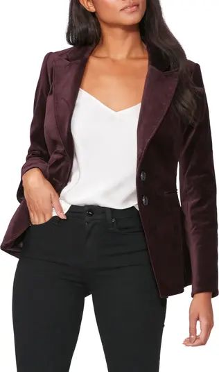 PAIGE Chelsee Velvet Blazer | Nordstrom | Nordstrom