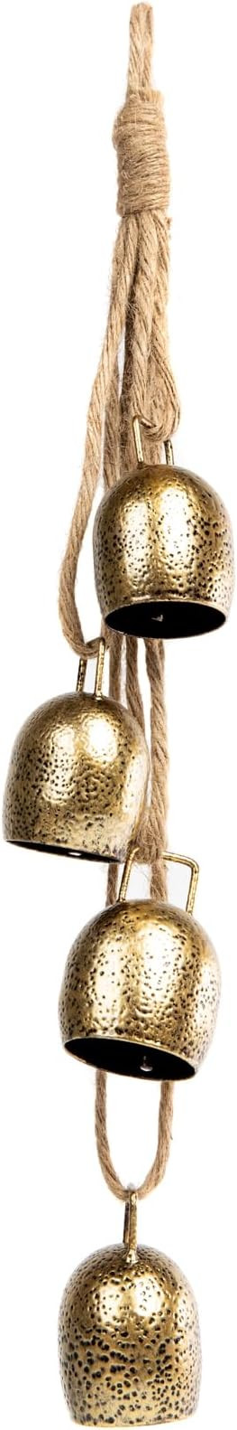 Deco Cow Bells on Rope Christmas Wall Hanging Bells Jingle Christmas Tree Bell Tibetan Inspired M... | Amazon (US)