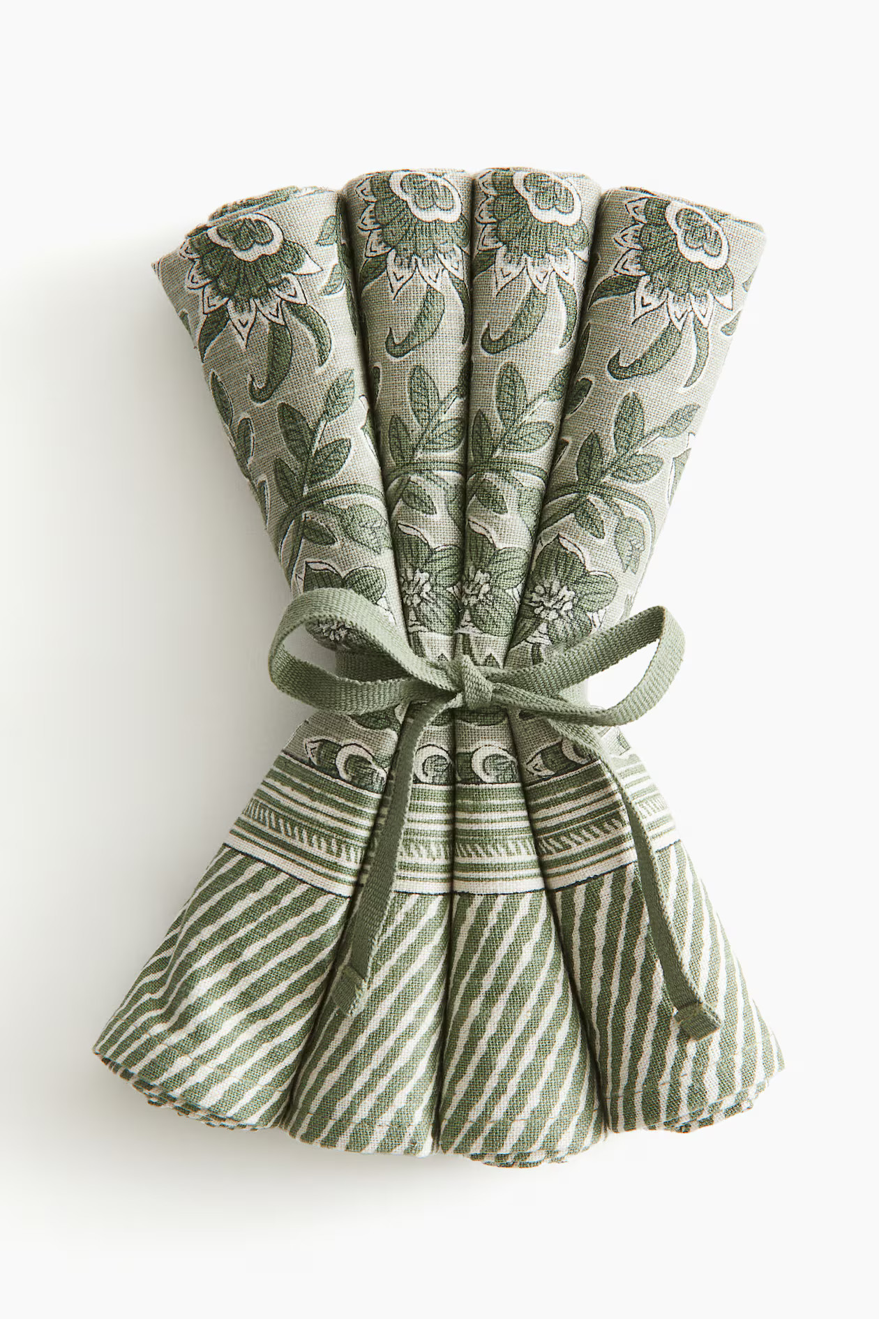 4-Pack Patterned Napkins | H&M (US + CA)