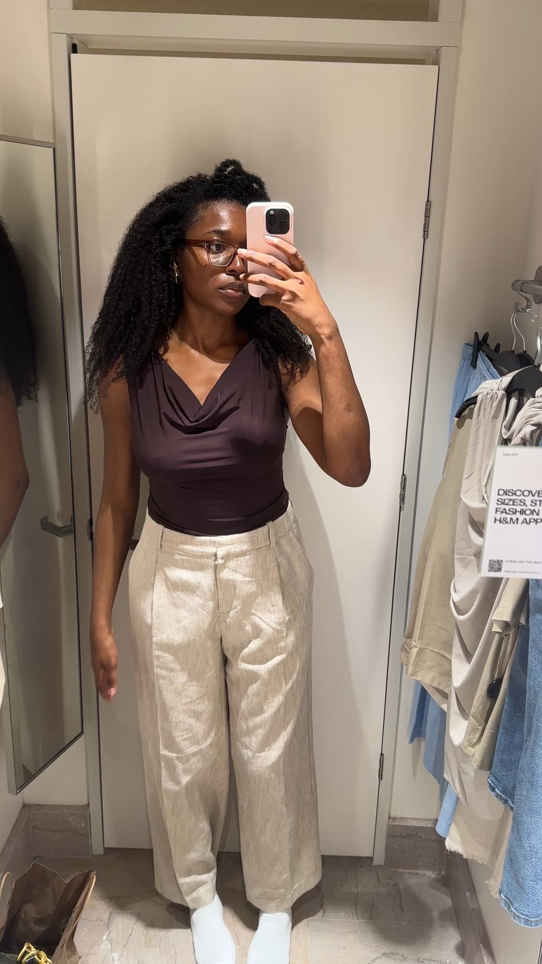 Wearing a size M in the top and side 8 in the pants. Loved the pants so much but wish they were longer!

#LTKFindsUnder50 #LTKWorkwear #LTKFindsUnder100