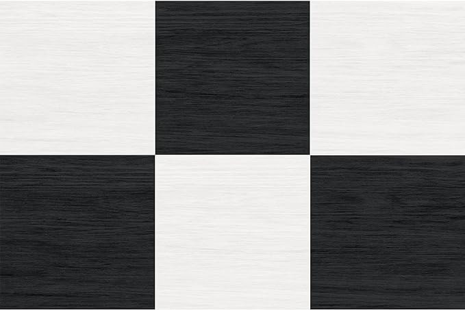 FloorPops 12-in by 12-in Lawrence Black Peel and Stick Floor Tiles, FP5059 | Amazon (US)