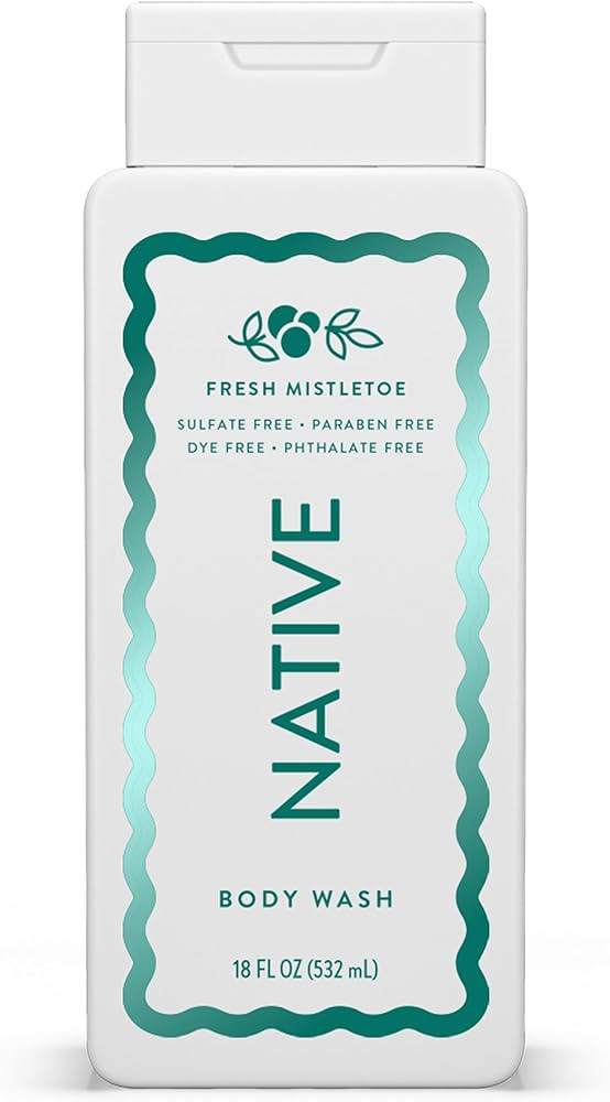 Native Body Wash, Holiday Edition, Fresh Mistletoe Scent, Contains Naturally Derived Ingredients ... | Amazon (US)