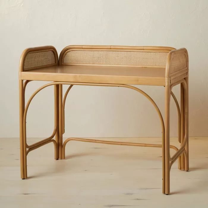 Hali Woven Rattan Desk - Opalhouse™ designed with Jungalow™ | Target