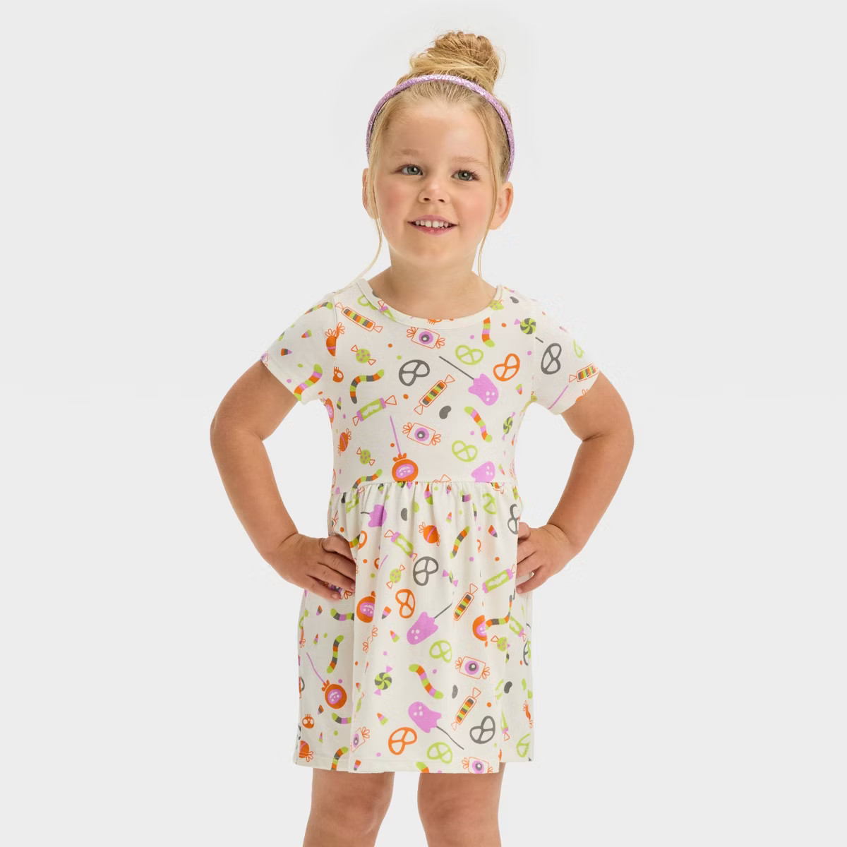 Toddler Girls' Short Sleeve Candy Dress - Cat & Jack™ | Target
