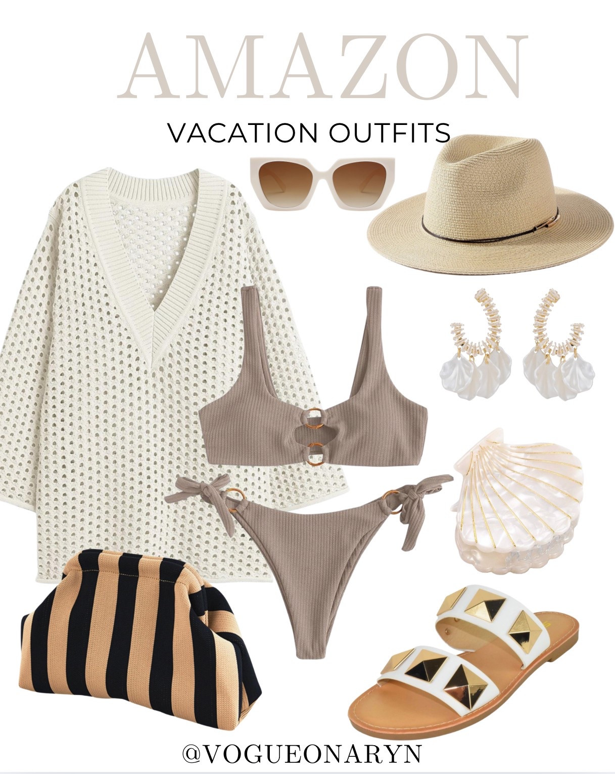 Amazon vacation outfits , resort wear , spring break outfits , amazon bikini , sandals 

#LTKSeasonal #LTKFindsUnder50 #LTKSwim