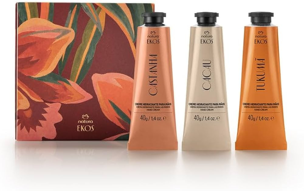 natura - Hand Cream Trio Holiday Gift Set – Travel Size, Brazil Nut, Tukumã & Cacau | 100% Veg... | Amazon (US)