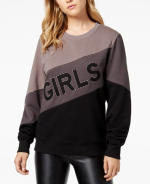 The Style Club Embroidered Girls Sweatshirt | Macys (US)