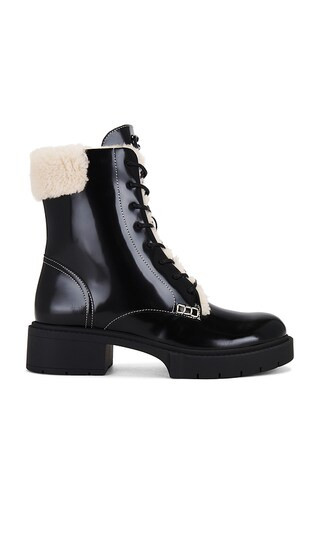 Leighton Bootie in Black & Natural | Revolve Clothing (Global)