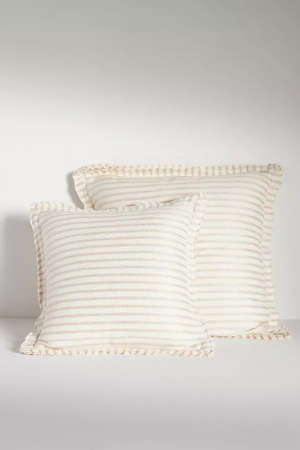 Luxe Linen Blend Pillow | Anthropologie (US)