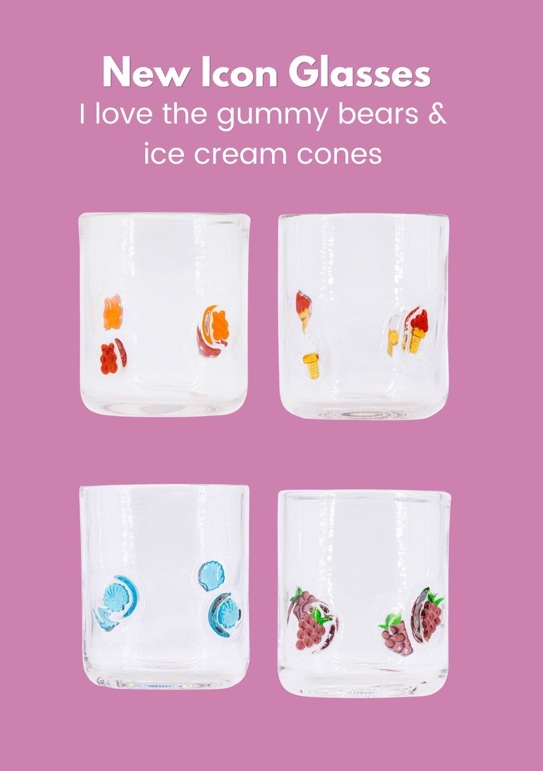 Fun new icon glasses at Target.  They gummy bears and ice cream cones are my fave!

#LTKHome
